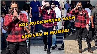 Rockstar Yash arrives in style at Mumbai Private Airport | #yash | #kgf | @bollywoodbandook