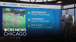 Tracking another chance for storms this week
