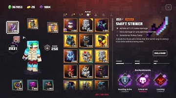 Minecraft Dungeons Shadowstabber Spinblade Ninja Turtle Build Apoc+25 Desert Temple