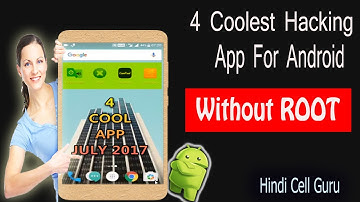 Android Mobile 4 Most Illegal Hacking Apps Play Store Without Root [JULY 2017]