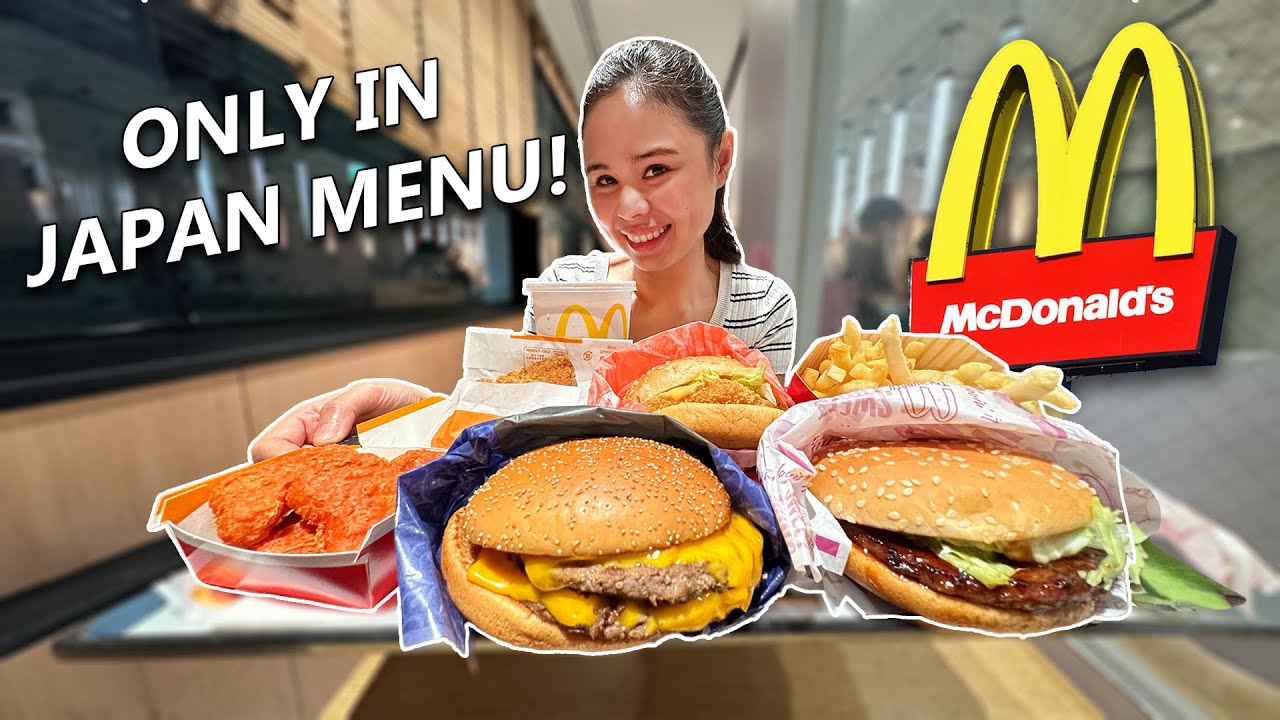 McDonald's only in Japan | SAMURAI burger, Teriyaki Burger, and more