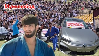картинка: Субҳидин ва Ҳусайн Исҳоқов гуштини н. Муминобод