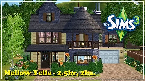 Mellow Yella - 2.5br, 2ba 💛 || The Sims 3: Speed Build ||