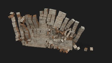 Iclone Brick Wall ( destructible element)