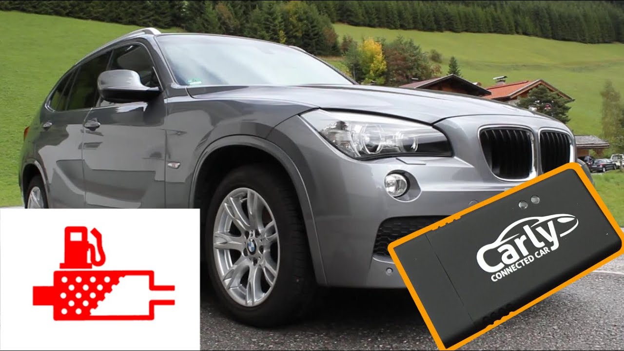 Kraftstofffilter wechseln BMW X1 E84 mit Carly - YouTube