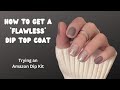 Flawless Dip Powder Top Coat | Trying An Amazon Dip Kit | Azure Beauty