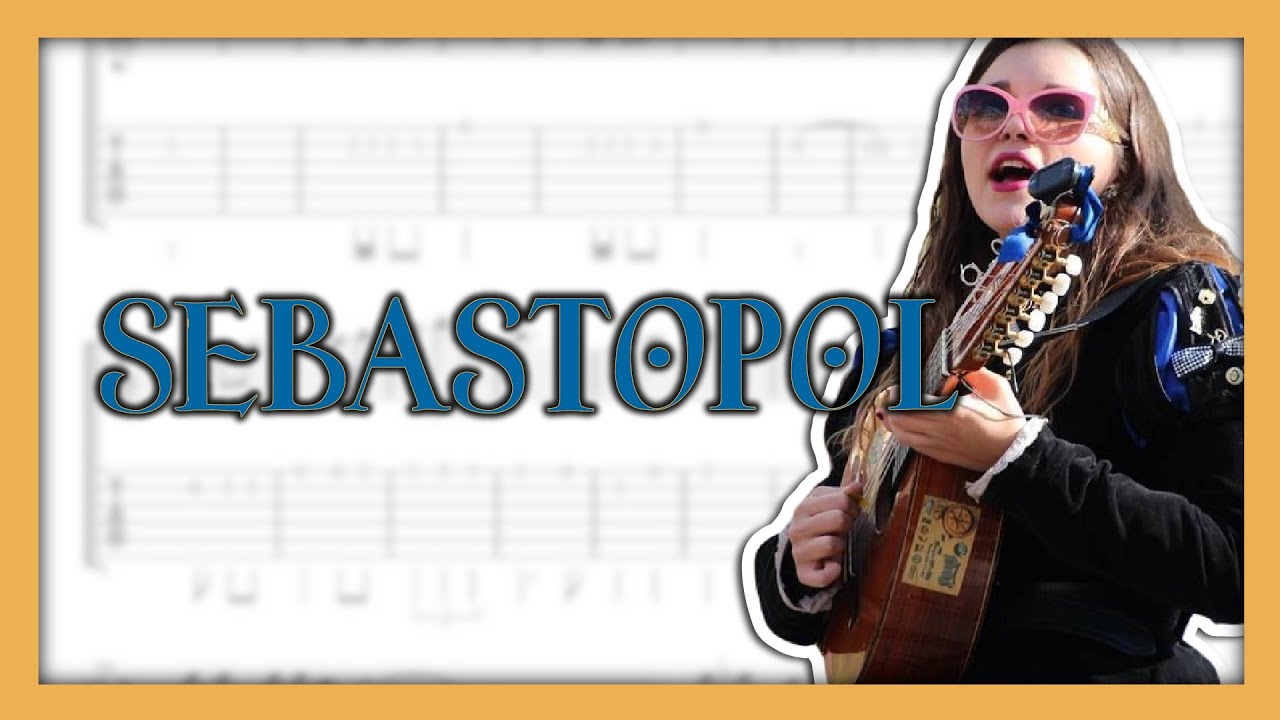 Cómo tocar SEBASTOPOL | bandurria | tono femenino | partitura cifrada