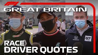 2020 British Grand Prix: Post-Race Driver Reaction