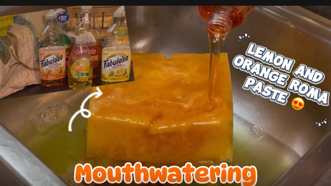 Citrusy Roma Paste- Sponge Squeezing ASMR