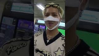 [🚇Shorts] What Do You Think Grabs Mino’s Attention So Suddenly During His Subway Ride?! | Mino Line