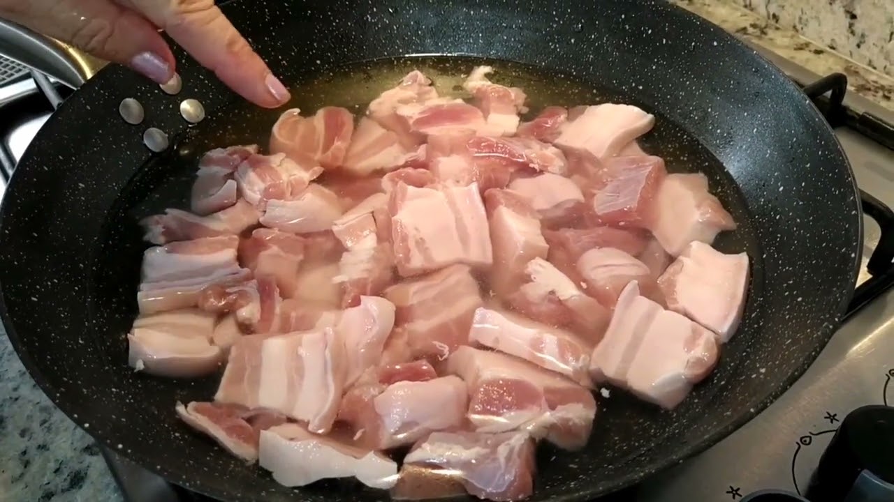 Como Hacer chicharrones crocantes de panceta de cerdo