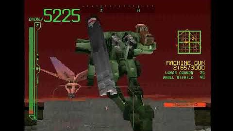 Armored Core (PS1) - Project Phantasma Mission 5A: Disrupt Military Units