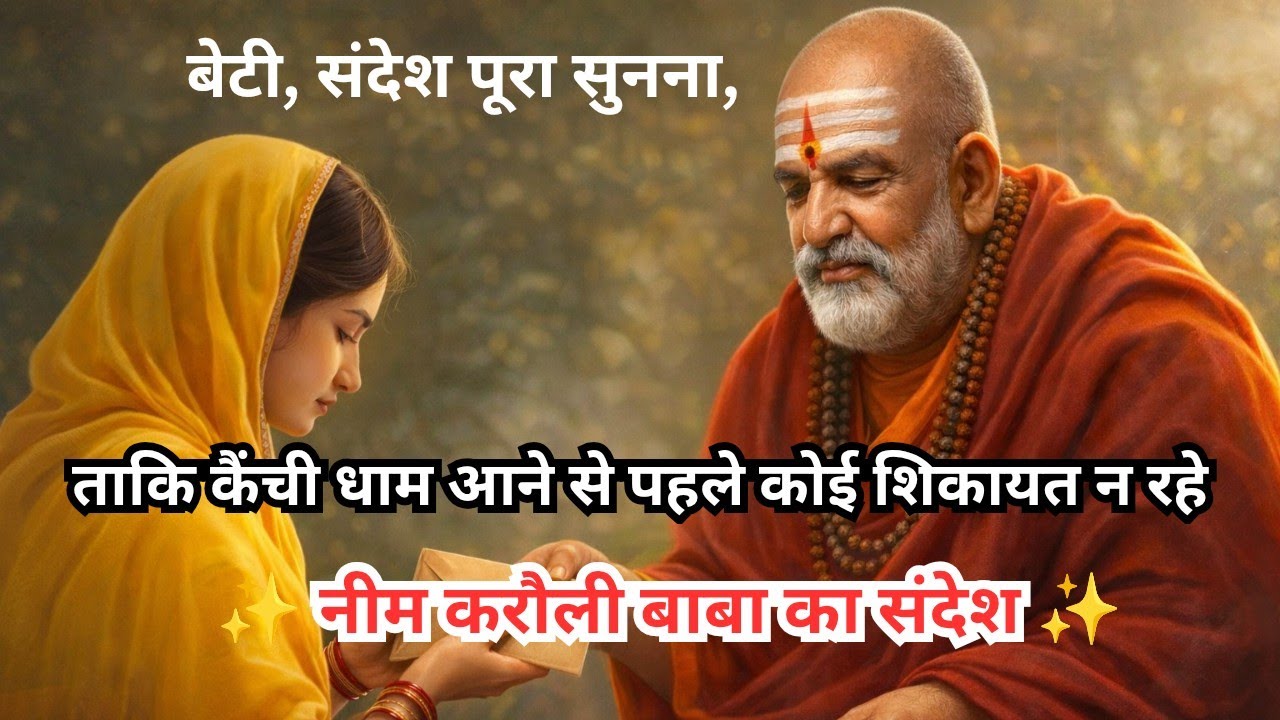 बेटी संदेश पूरा सुनना 🙏 कैंची धाम आने से पहले बाबा का खास संदेश | Neem Karoli Baba Message