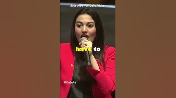 You have to listen to your heart | Muniba Mazari Motivational Speech #shorts
