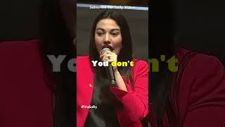 You have to listen to your heart | Muniba Mazari Motivational Speech #shorts