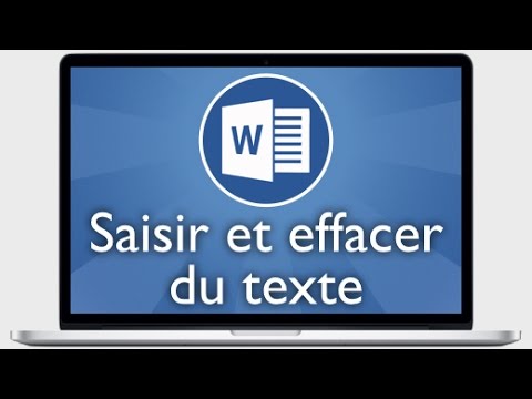 Vidéo: Comment faire en sorte que Word arrête de taper sur mon texte ?