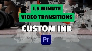 Custom INK Transition with FREE Download in Adobe Premiere Pro