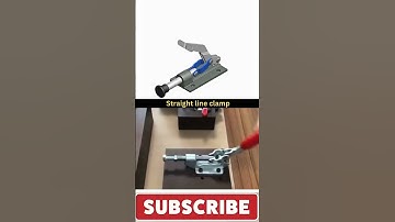 Straight line action Clamp 📌 #clamp #3ddesign #engineering #solidworks #mechanical #mechanism #3d