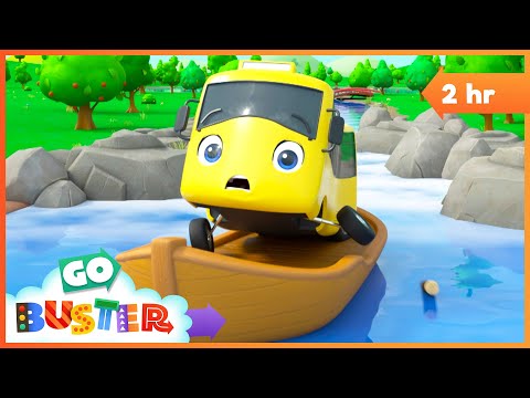 Hold On Tight Buster Rides The Rapids Go Buster Bus Cartoons Kids Stories