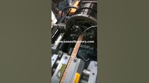 WORKING OF REBAR THREADING MACHINE