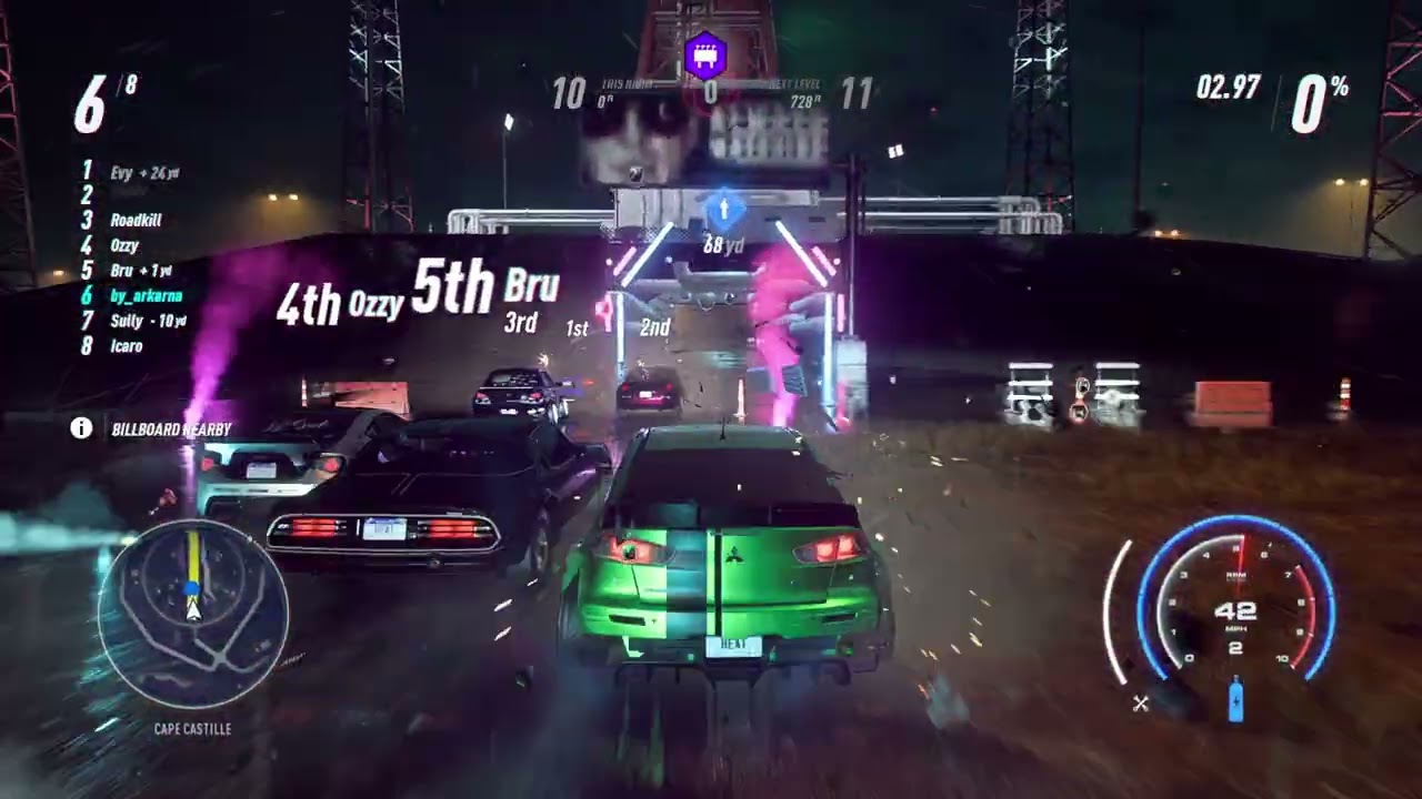 NEED FOR SPEED HEAT - MILLENNIUM F & FURY CIRCUIT RACE
