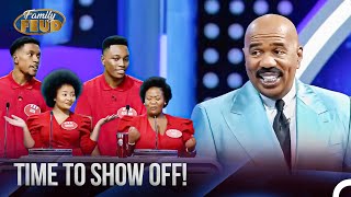 Khuzwayo Family AMAZES Steve Harvey With Their Famous Soccer Player!