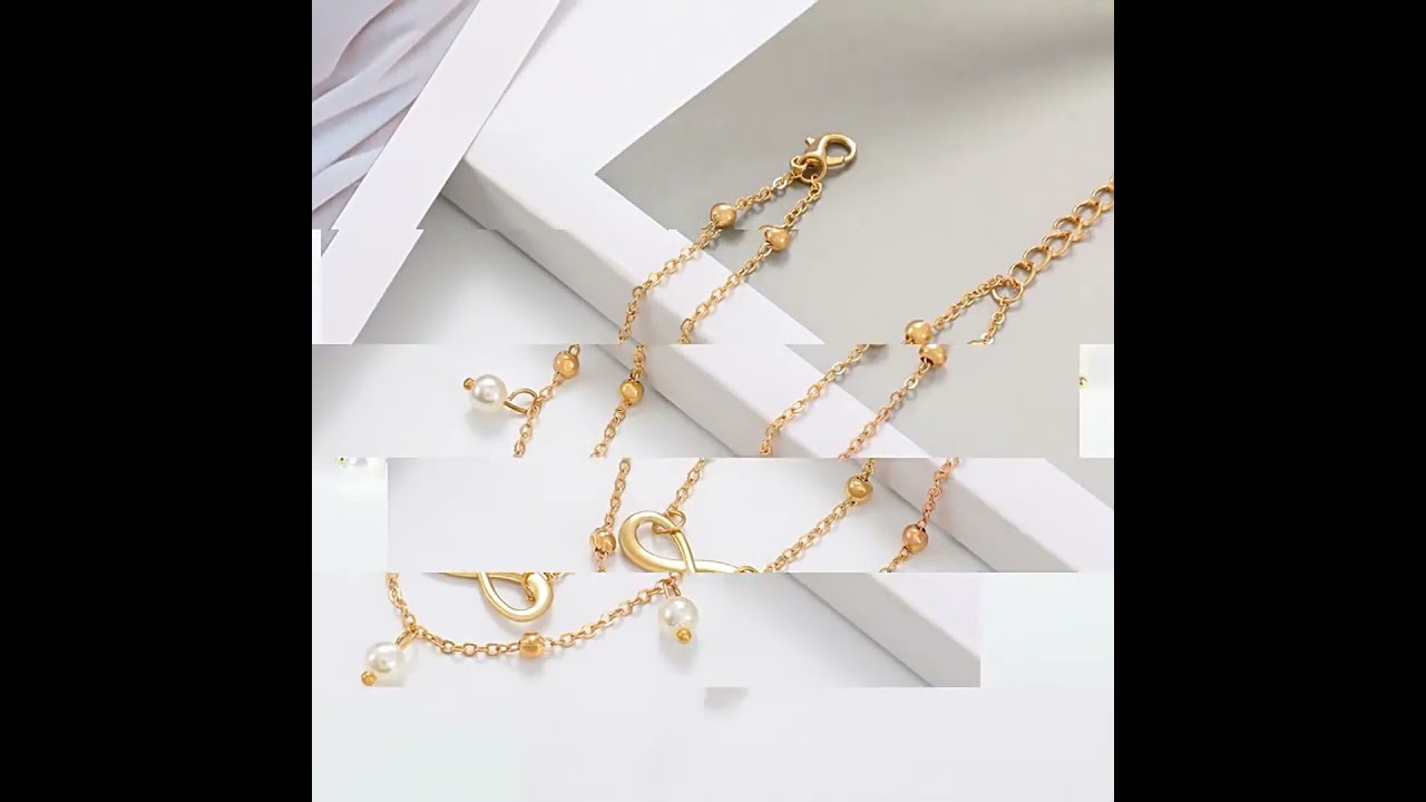 Pearls That Move With You – Double-Layer Anklet ✨