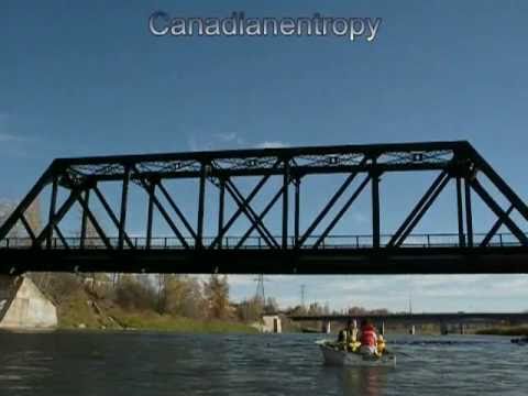 Canoeing Through Red Deer - time lapse