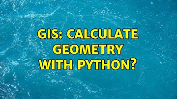GIS: Calculate geometry with Python?