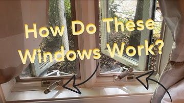How To Open And Close Casement Windows (Cranker Windows).
