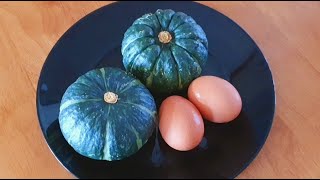 Eat sweet pumpkin and eggs like this!! Healthy and delicious pumpkin recipes