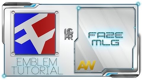 Easy AW MLG Faze Clan Logo Emblem Tutorial : Advanced Warfare