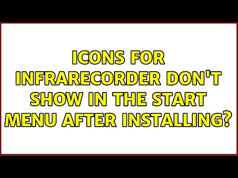 Icons for InfraRecorder