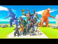 Kong x Evolution of Godzilla vs Team Colossal Titan - ARBS