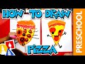 How to draw pizza  preschool