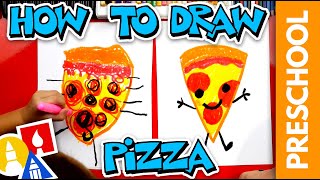 How To Draw Pizza  Preschool