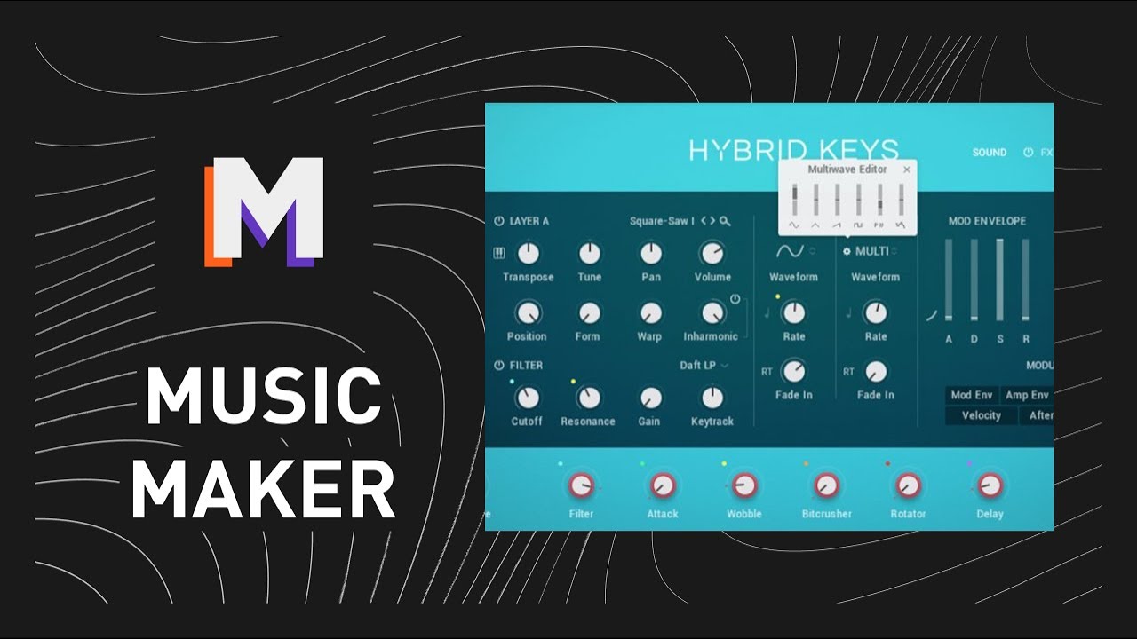 MUSIC MAKER: Hybrid Keys Setup and Overview - YouTube