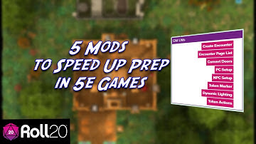 5 Roll20 Mods to Speed Up Prep in 5e Games