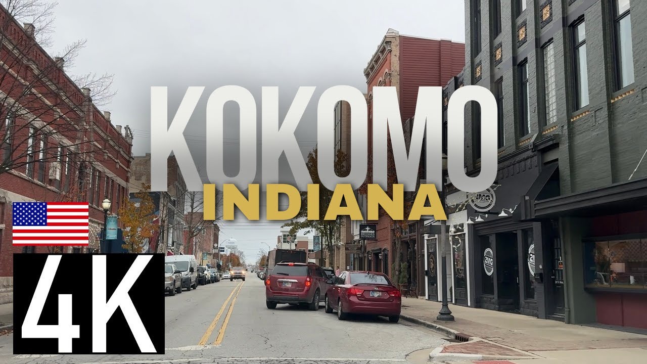 Driving in Kokomo, Indiana in 4K Downtown Kokomo Indiana YouTube