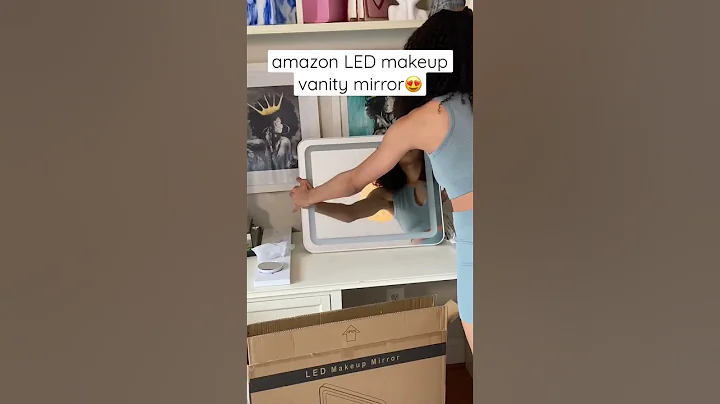 you NEED this amazon LED makeup vanity mirror😍#shorts