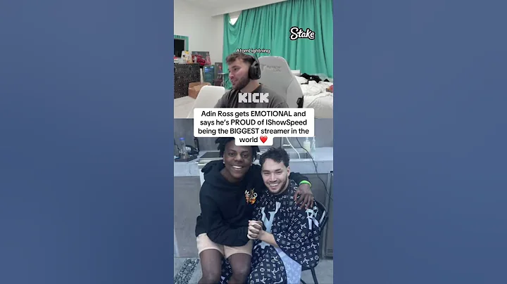 Adin Ross Gets Emotional After Talking About iShowSpeed🥲 #adin #funny #kai #ishowspeed #clips