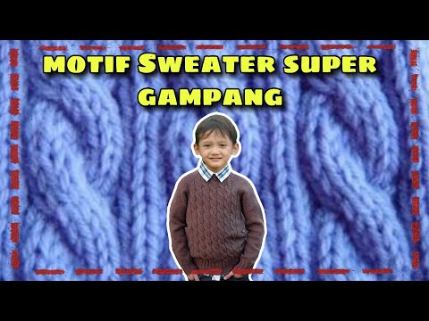 Video: Cara Merajut Sweter Untuk Anak