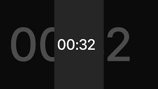 ⏱ 32 Second Timer with Alarm | Temporizador 32 segundos | Cronômetro 32 segundos | 32초 타이머 | ３２秒タイマー
