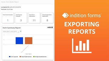 How to export your reports in Indition Forms, Contests & Surveys