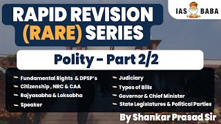 Complete Polity in 11 Hours| Part 2| UPSC PRELIMS 2023