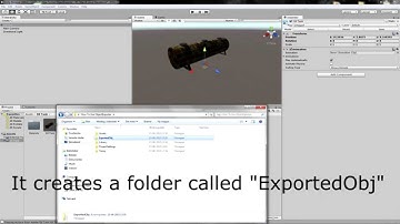 How To Use ObjectExporter Within Unity [OBJ]