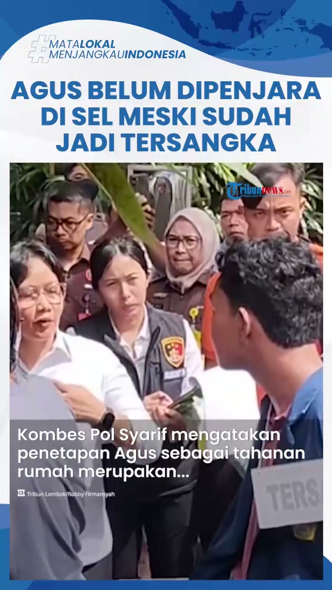 Agus Belum Ditahan di Sel Meski Sudah Jadi Tersangka, Polisi Perpanjang Status Tahanan Rumah