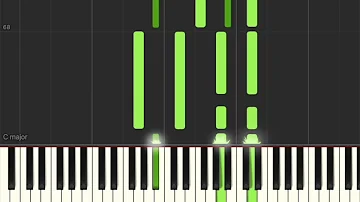 'United in Grief' by Kendrick Lamar | Piano Solo | Synthesia Tutorial