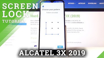 How to Change Lock Method in ALCATEL 3X (2019) – Set Up Screen Lock