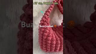 Wow!! 😊 Crochet Shoulder Bag - Bubble Stitch R35